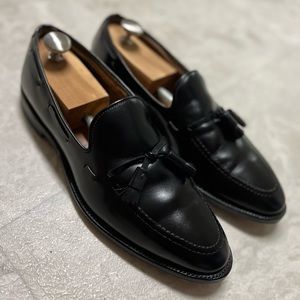 Allen Edmonds Men’s Grayson black Tassel Loafers with new sole 12D
